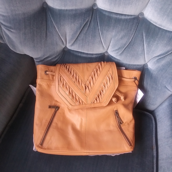 ONE LEFT at this price Boho Leather Backpack - Picture 14 of 16